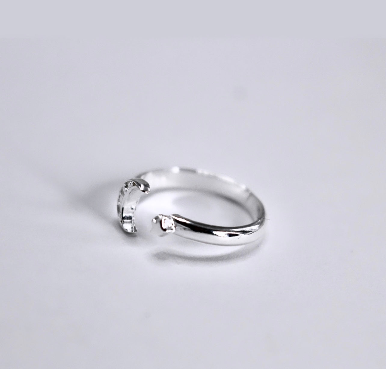 MOON & STAR (Mid Finger) or (Kids) Ring