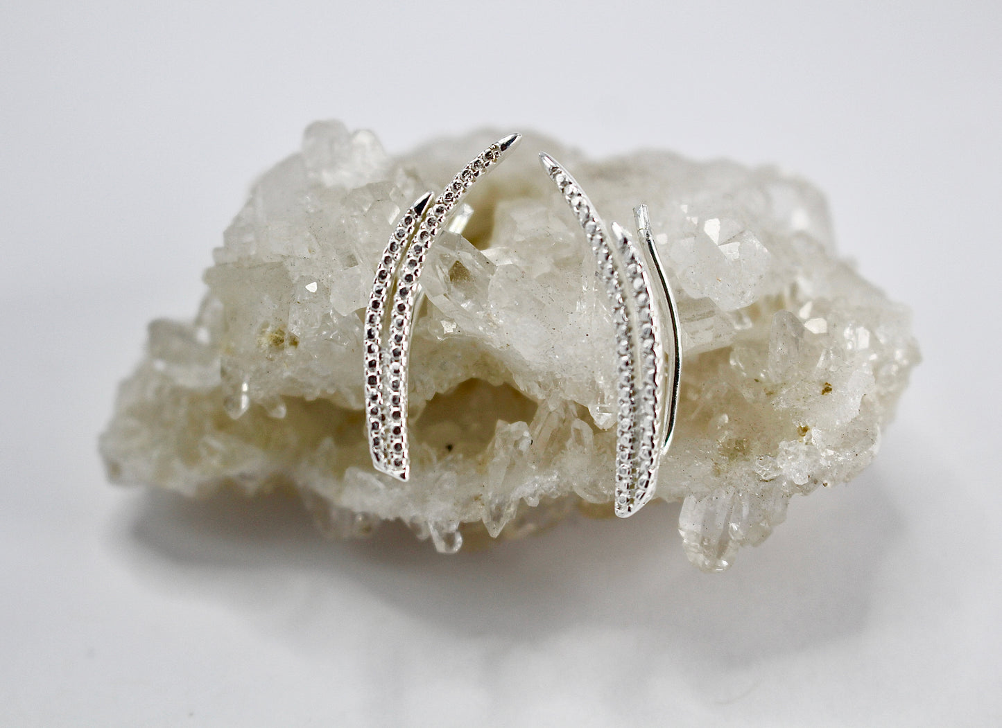 Climber (TWO LINES) Earrings