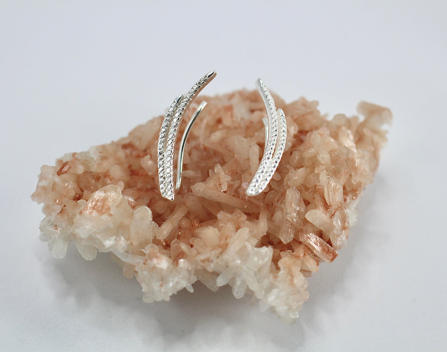 Climber (TWO LINES) Earrings