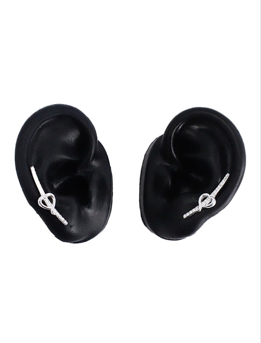 Climber (LINE W/ HEART) Earrings