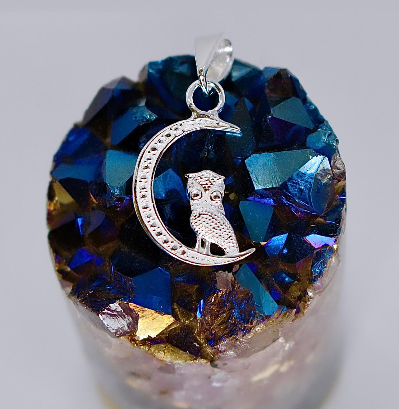 OWL ON MOON Pendant
