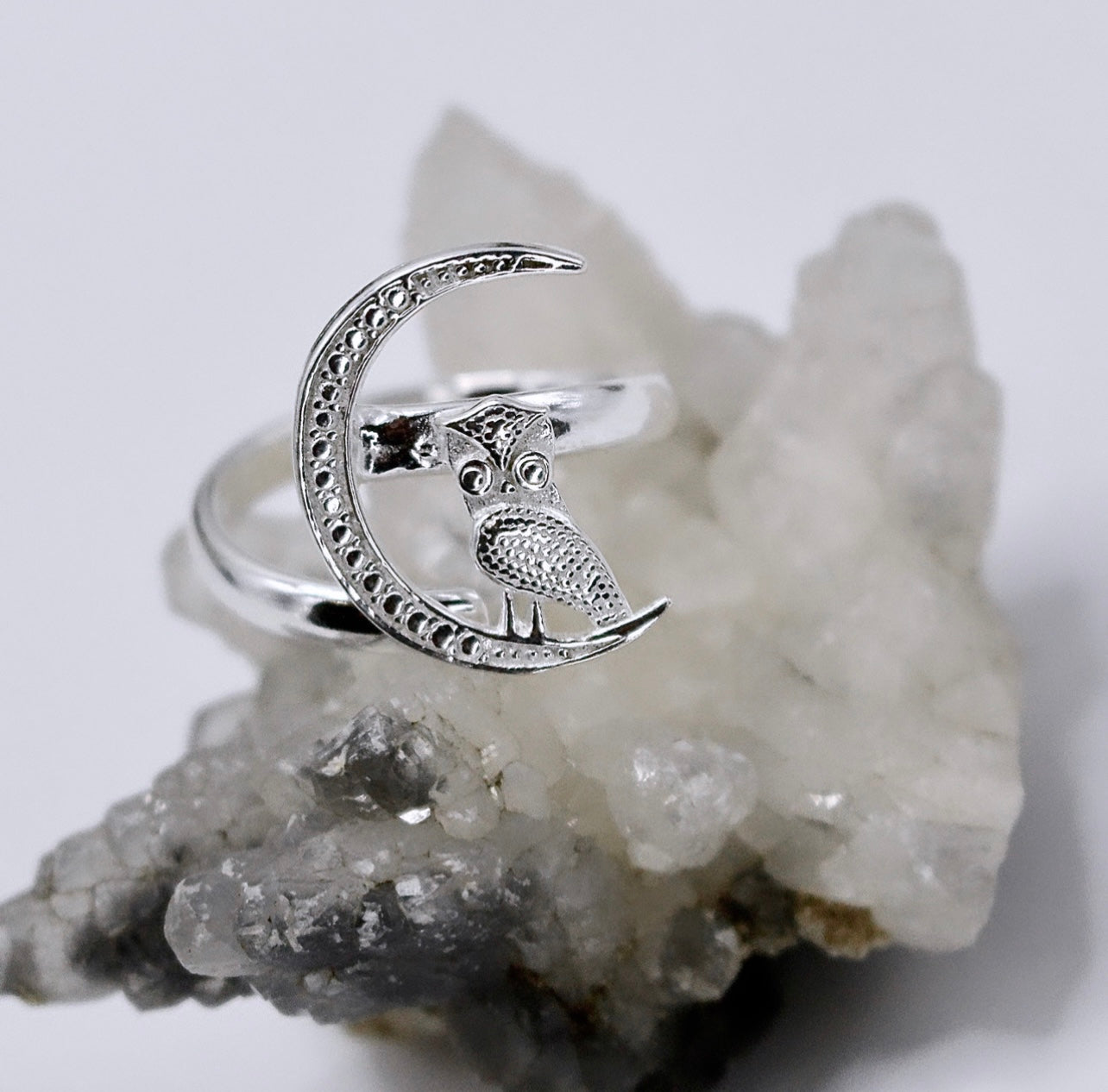 OWL ON MOON Ring
