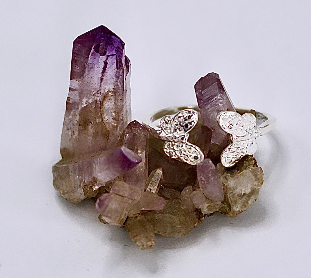 TWO BUTTERFLIES Ring