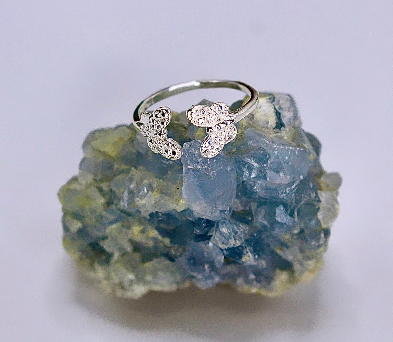 TWO BUTTERFLIES Ring