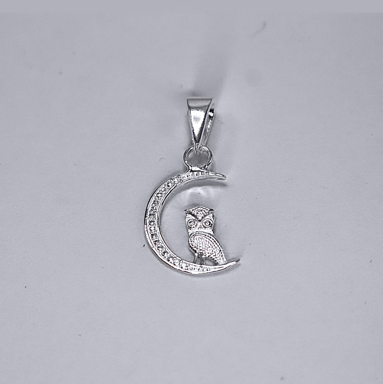 OWL ON MOON Pendant