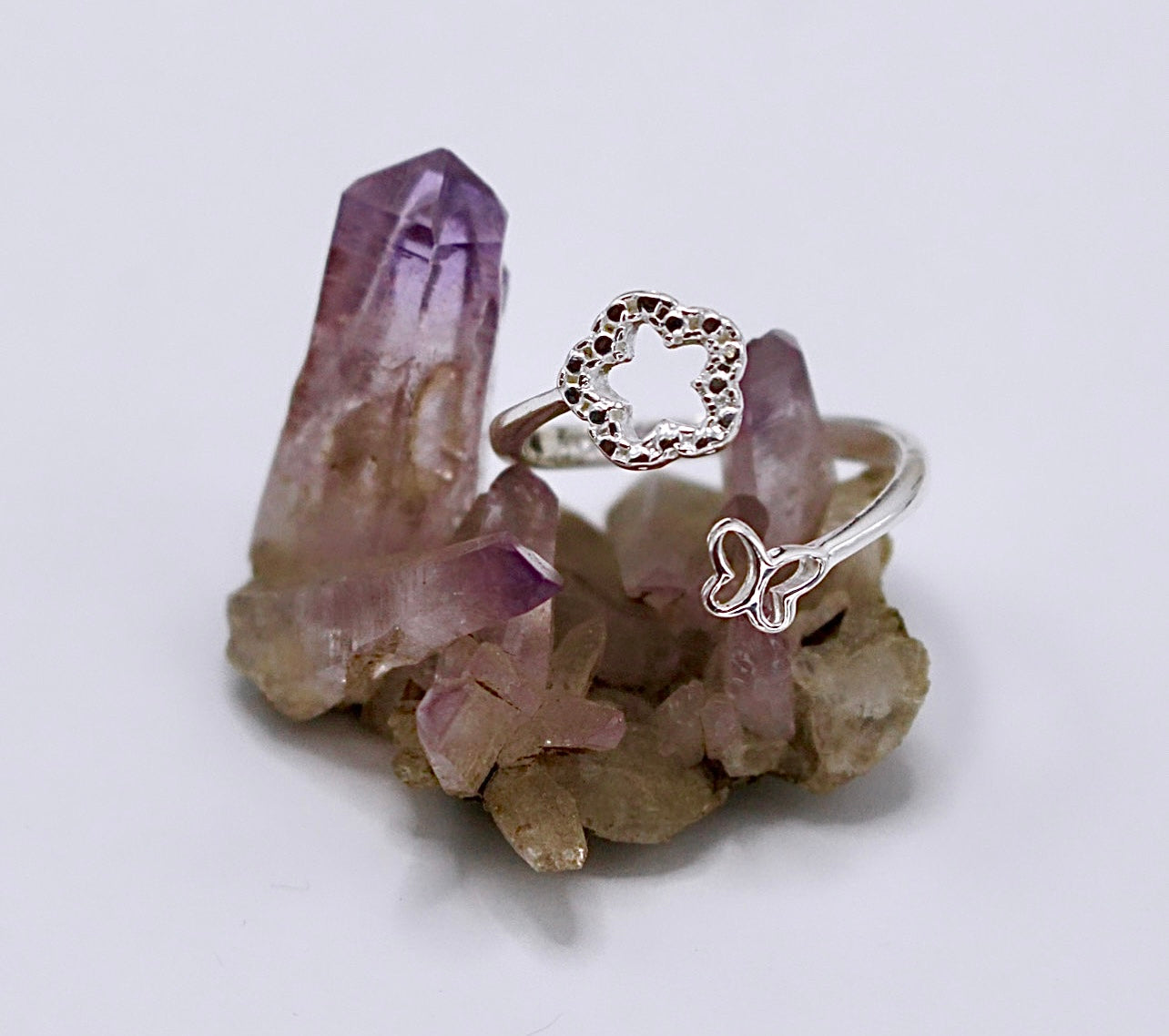 FLOWER & BUTTERFLY Ring