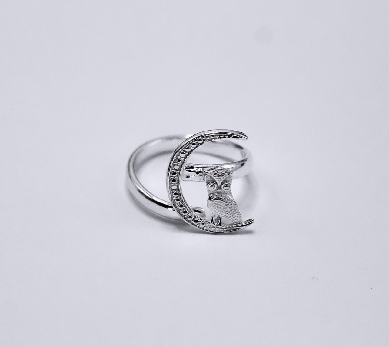 OWL ON MOON Ring