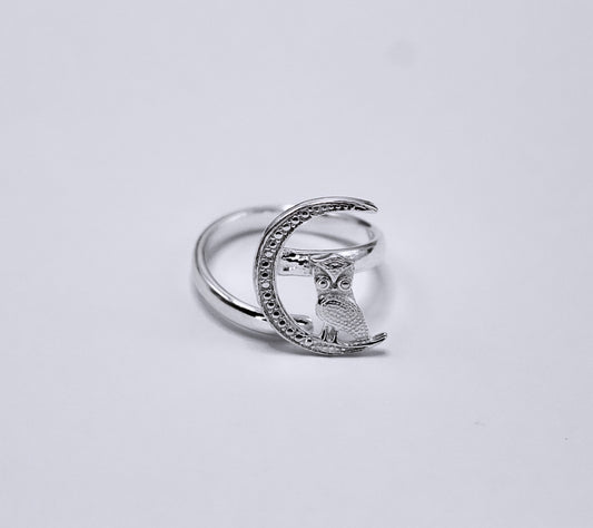 OWL ON MOON Ring