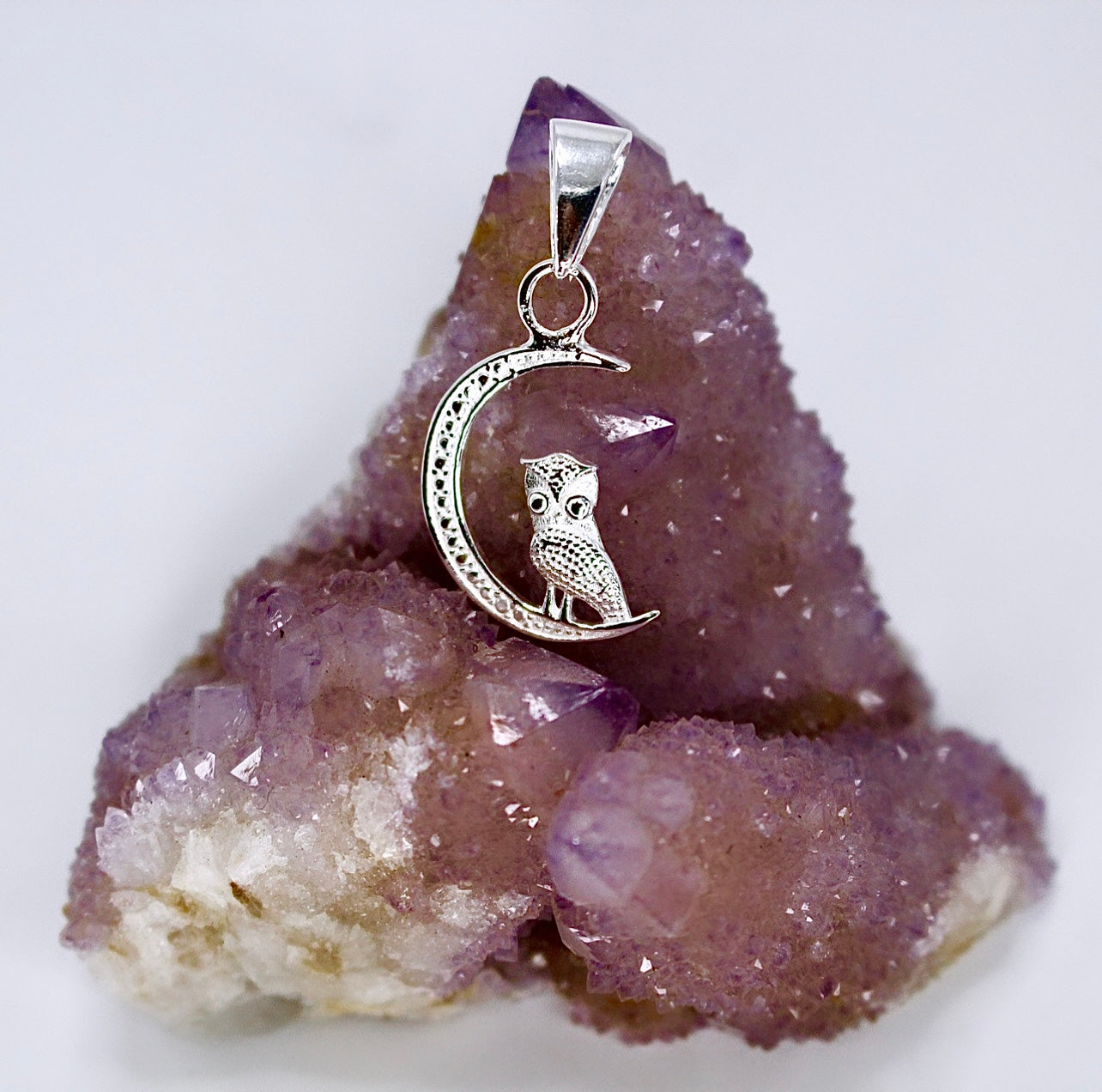 OWL ON MOON Pendant